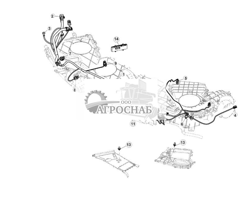 Жгут проводов кондиционера воздуха - ST696649 463.jpg
